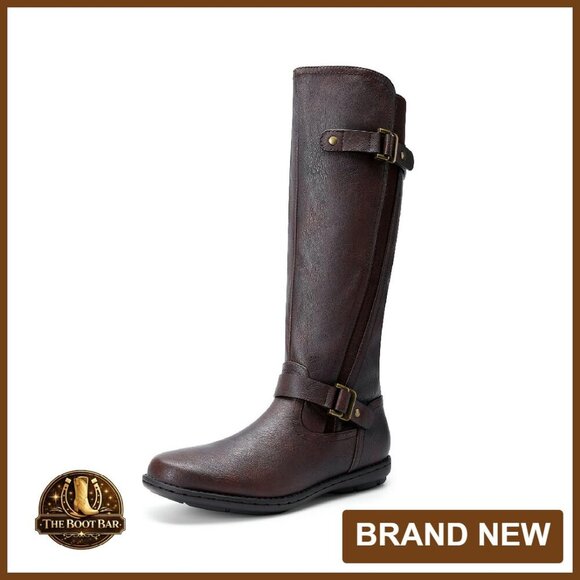 Shoes - Women's Knee High Winter Boots Faux Fur Lined Stiletto Heel